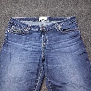 Big Star Blue Jeans Womens‎ Size 34 R Maddie Mid Rise Fit Cropped Capri